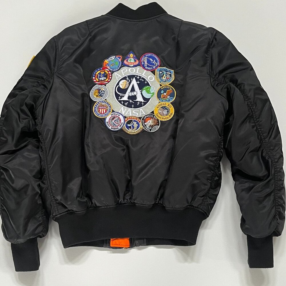 Nasa Special Edition Apollo Tribute Embroidered Bomber Jacket